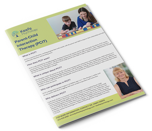 PCIT starter guide pamphlet written by Dr. Cindy Keefe